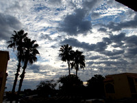 Morning sky from the hotel in Loreto before we left