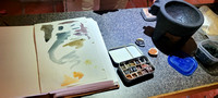 Paint Making Demo from natural pigments