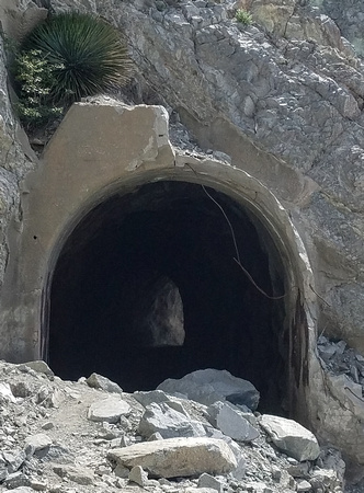 The other side of the tunnel.