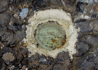 Surveyors Mark on the ridge above Wrigley