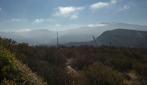 Morning mist didn't last long