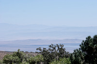 Looking back toward the San Gabriel Mountains
